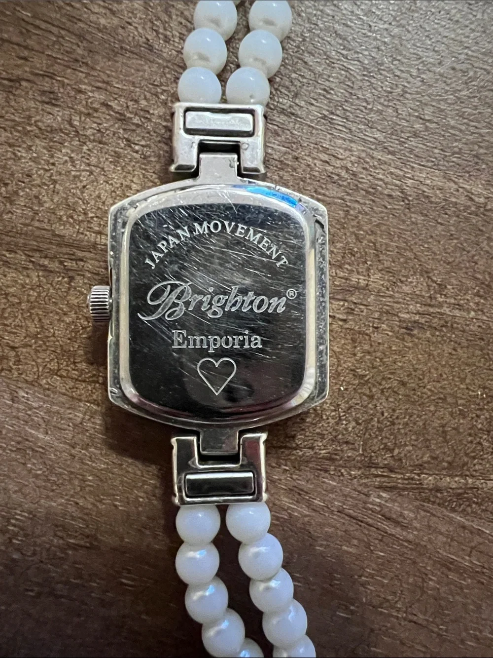 Brighton white bead